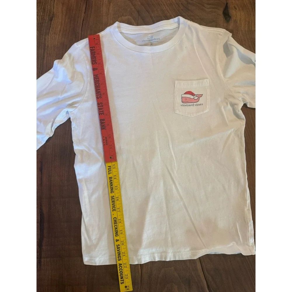 Vineyard Vines Kids Med 12-14 Christmas Naughty Or Nice Long‎ Sleeve Tee Shirt